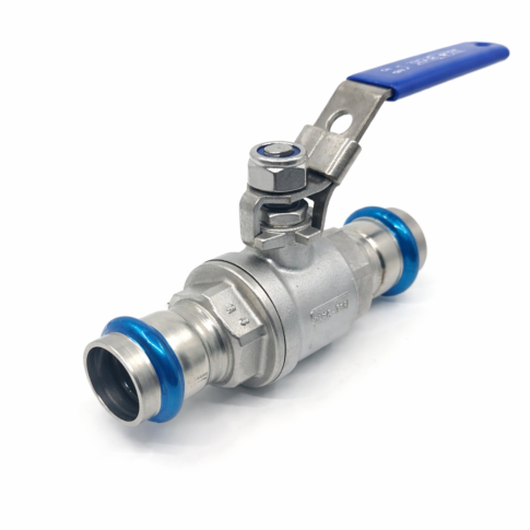 2-Teiliger Kugelhahn mit Pressenden V