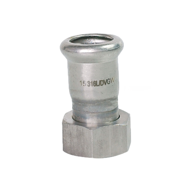 Pressfitting M-Contour Adapter Female Coupling, G-Thread